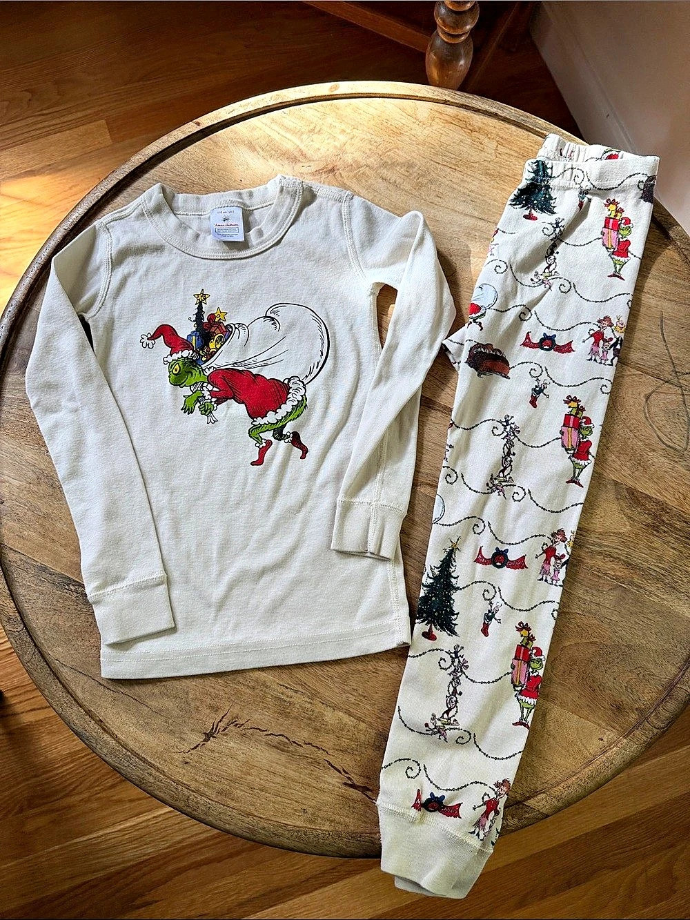 2 pack Hanna Andersson Grinch Pajamas in Organic Cotton